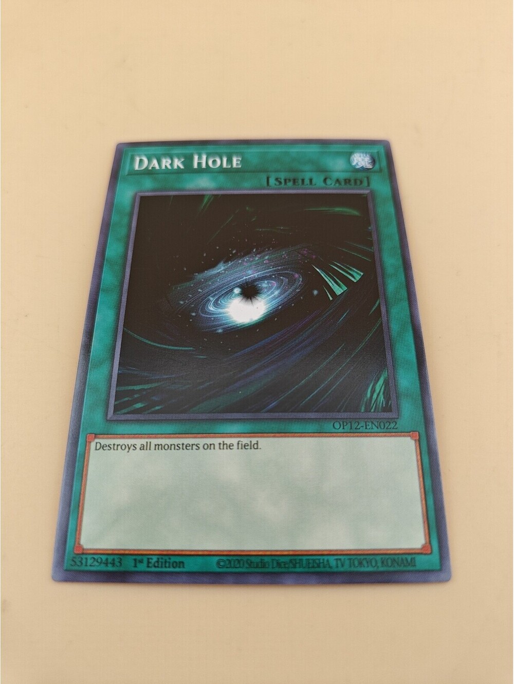Yu-Gi-Oh! Dark Hole OP12-EN022 Common Unlimited